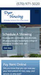 Mobile Screenshot of dyerhousing.com